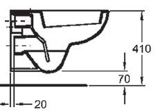 passender WC-Sitz, weiß Schallschutzset 003095000 003120000 003096000 003121000