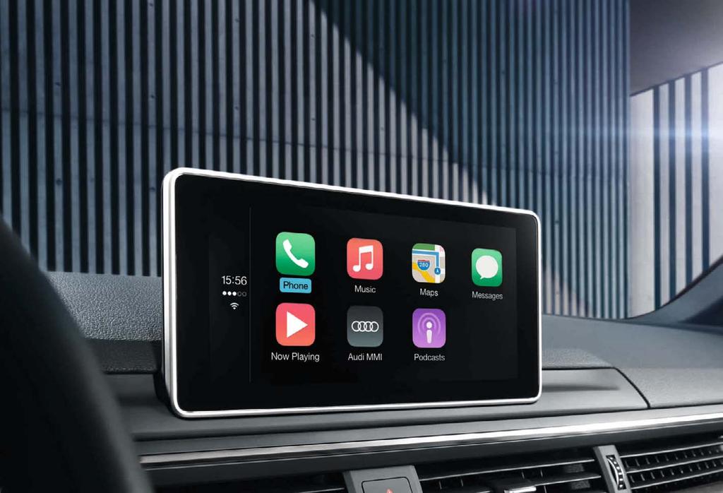 Audi A4 Limousine A4 Avant 32 33 M M I u n d Audi smartphone interface¹ die persönliche Datenwelt integriert und intuitiv bedienbar. Alles im Griff. Fahrerorientiert und maßgeschneidert.