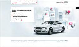 Audi connect Audi connect Dienste über myaudi konfigurieren p Starten Sie Ihren