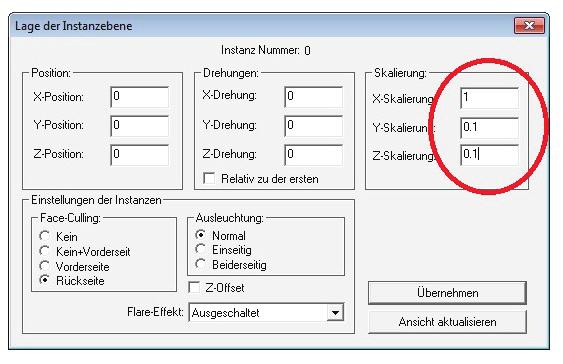 Haben wir nun alle Vertexe an die richtige Position gebracht können wir uns das Modell in der Vorschau anzeigen lassen.