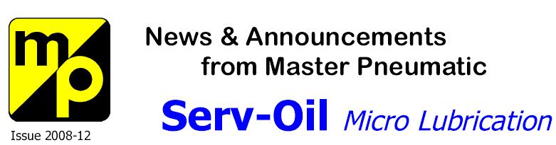 Wir machen das BESTE noch besser! Master Pneumatic entwickelt und produziert seit 40 Jahren Serv-Oil Servo-Meter.