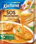 Nur ein paar Tropfen von Kucharek und die Suppe, die Soße oder ein anderes Gericht gewinnen ihren einzigartigen Geschmack und ihr Aroma.