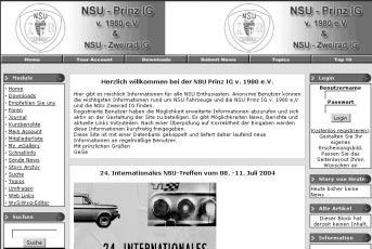 60 NSU-IG-Website Fahrergemeinschaft Neckartal 61 15. Treffen der NSU-Fahrergemeinschaft Neckartal Die NSU-Fahrergemeinschaft Neckartal veranstaltete am 8.+ 9. Mai 2004 ihr 15.