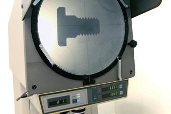 Profilprojektor Längen-, Radien- und Winkelmessung Dieses optische Messgerät dient zur genauen