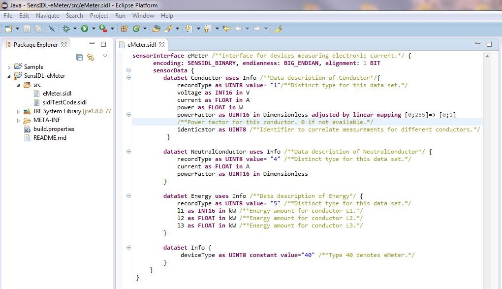 Abschlussbericht Abbildung 6: Eclipse-basierter -Editor auch durch automatische Vervollständigung und stellt so sicher, dass sich der Entwickler an die -Sprache hält.