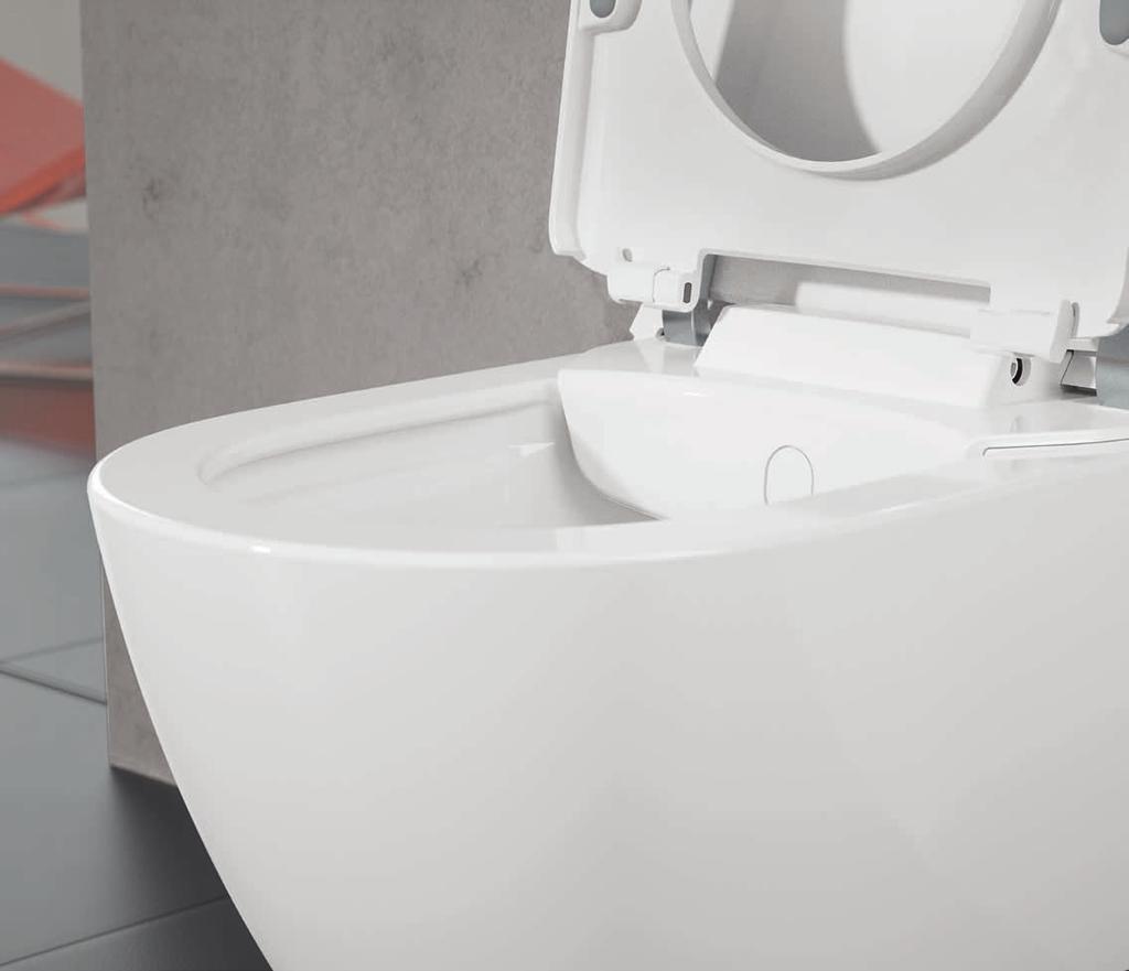 PERFEKTE HYGIENE: Das spülrandlose DirectFlush-WC ermöglicht eine besonders gründliche Spülung und