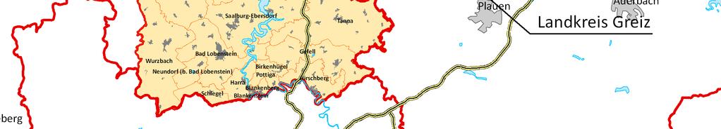 Definition der Region und Begründung des regionalen Zuschnitts Die geographisch und kulturell abgegrenzten Region Thüringer Vogtland sowie die gewachsenen Akteursbeziehungen im Wirtschaftsfeld