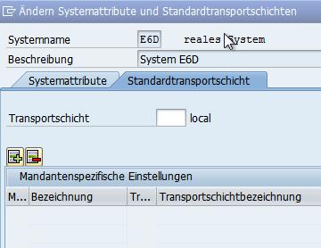 Ich muss darauf achten, dass die Transportschicht auf