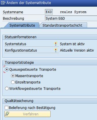 SAP Systeme im STMS anlegen -> 3 Systemlandschaft -> T-Code: STMS -> Verteilen und