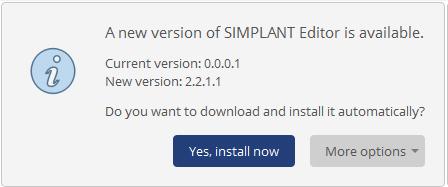 Über More options (Weitere Optionen) und Download and install manually (Herunterladen und manuell installieren) können Sie das neueste Installationsprogramm manuell herunterladen und zu einem