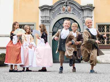 Sonderführung KINDER UND JUGENDLICHE FÜR KINDER VON 6 BIS 12 JAHREN EINMAL GRAF UND GRÄFIN SEIN Referentin: Mitarbeiterin der Staatlichen Schlösser und Gärten Wie lebten die Grafen und Gräfinnen von