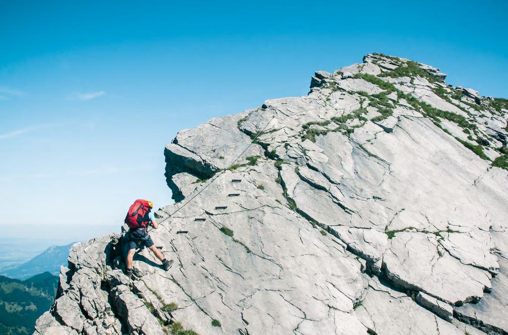 Inhalt Bergwandern & Bergsteigen 58 Klettersteig 66 Hochtouren 74 Klettern Alpin 80 Sportklettern 84