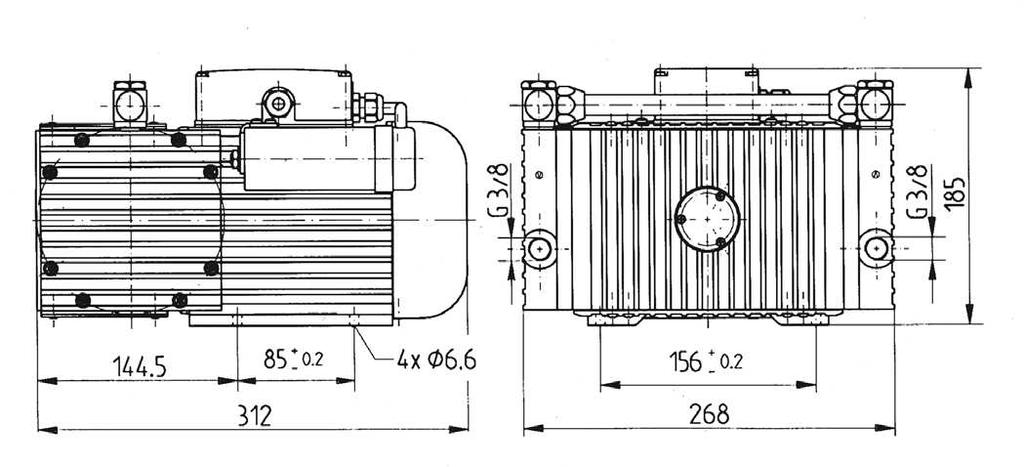 (A) 1,6 Pumpenkopf Membrane