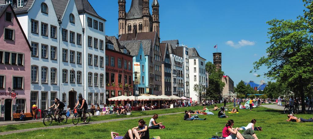 Alle Angebote befinden sich fußläufig erreichbar an zentralen Stellen in der Innenstadt. Dies ermöglicht zugleich, wichtige Sehenswürdigkeiten und kulturelle Angebote Kölns kennenzulernen.