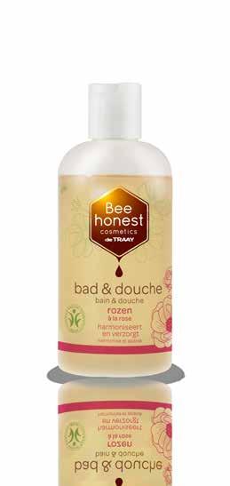 Bad & Dusche Die leicht schäumende Bad & Dusche von Bee honest cosmetics vereint eine milde Reinigung mit natürlichen, aktiven Inhaltsstoffen.