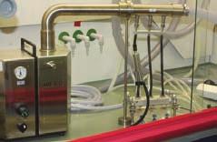 0 Einstellungen: Vordruck: 2 bar MWCNTs suspendiert in destilliertem Wasser, Trockenstrecke Abbildung 5: Versuchsaufbau