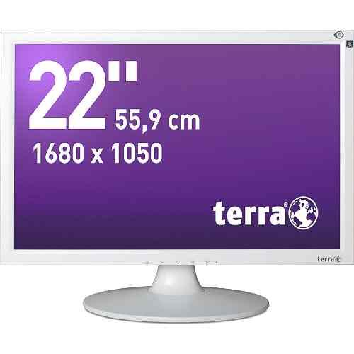 silber/schwarz DVI TERRA LED 2230W weiß DVI GREENLINE Highlight LED/LCD im eleganten Design 16:9 Format 21.5" 16:9 + Multifunktionsstandfuß f.