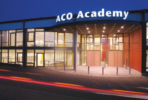 train: Information und Weiterbildung In der ACO Academy teilen wir das Know-how der weltweit tätigen ACO Gruppe mit Architekten, Planern, Verarbeitern und Händlern, denen Qualität wichtig ist.