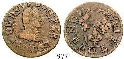 (1630), Orange. Büste r. / Gekröntes Wappen. P.d.A.4603var.; CP 395.