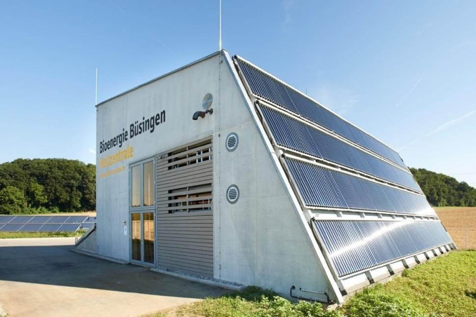 Solarthermie Bioenergiedorf Büsingen