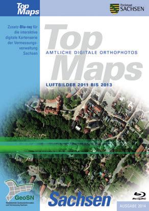 Topographische Karte 1 : 25 000 Präsentationsgraphik Ausgabe 2011