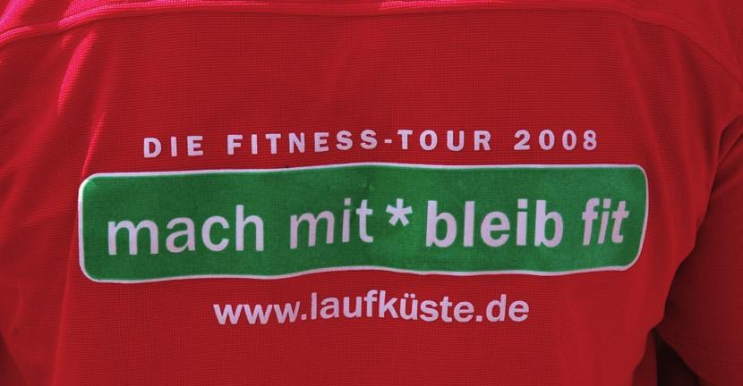 Unsere Ziele Das Motto der Fitnesstour 2009 sollte als Wiedererkennungswert unbedingt den Slogan Mach mit, bleib Fit Tour beibehalten.