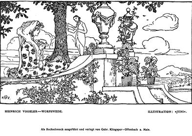 Appendix B. Image Portfolio 1 B1.xiii Images 10 and 11. Vogeler: Illustrated Calendar (Offenbach am Main: Verlag Gebrüder Klingspor). Repr.