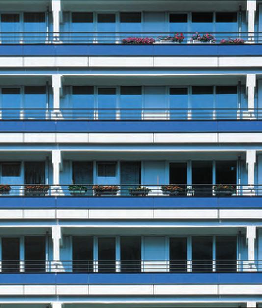 ETERNIT FASSADENTAFELN Produkte Balkonplatte EQUITONE [textura] Bildungswerk der Sächsischen Wirtschaft, Dresden Architekten: Heinle,