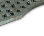 Gussplatte mit angegossenen Pins (Integralgussplatte) Stahlplatte mit Streckmetall,