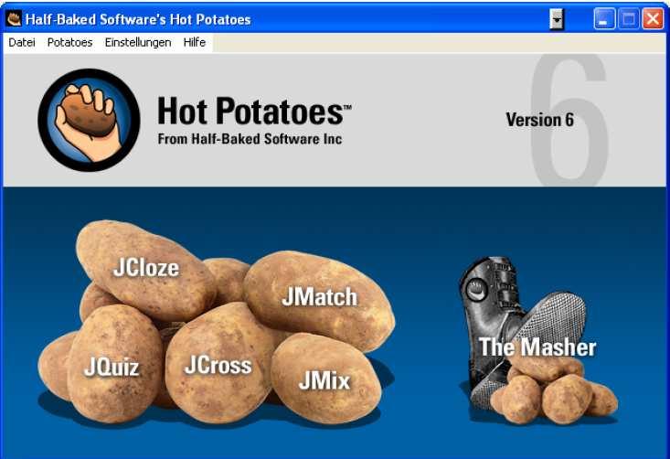 HOT POTATOES KURZANLEITUNG Hot Potatoes Kurzanleitung... 1 Die Module von Hot Potatoes... 2 1 Wichtiges zu Beginn.