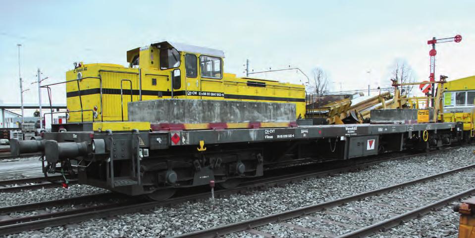 1995 konnte die Kirow Leipzig AG den SBB zwei Gleisbaukräne des Typs KRC 800 liefern.