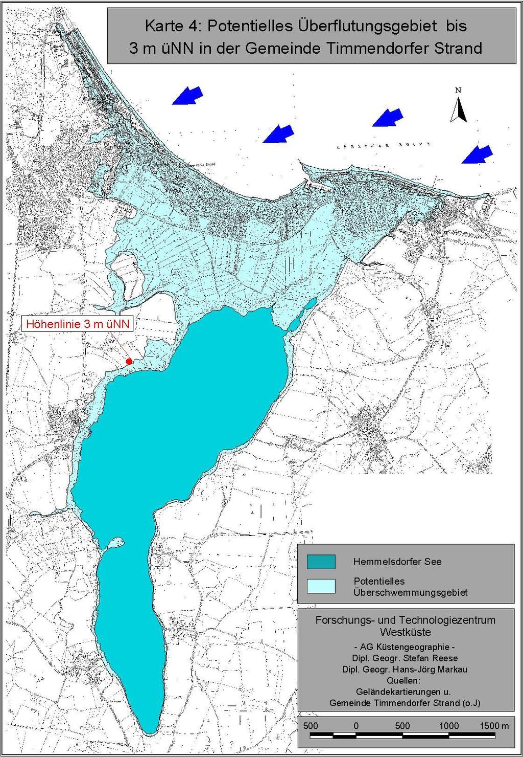 1. Motivation Die Wertermittlung des Forschung- und Technologiezentrum Westküste (1999-2000) umfasst die Analyse der - Überflutungsflächen, - investierten Werte, - Flächennutzungen sowie - Besiedlung