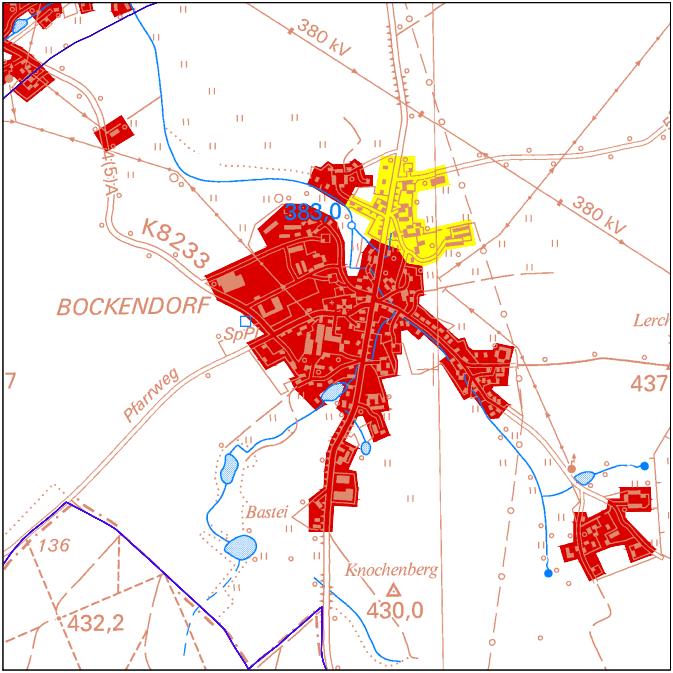 4.4.24 Hainichen, Stadt 259 Bockendorf Übersicht abgeleiteter statistischer (Haushalte: 49,46 % I Unternehmen: 66 %) Bockendorf 135 // 66 24 // 16