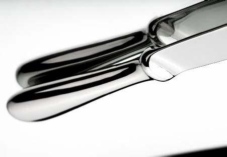 knives in chrome steel