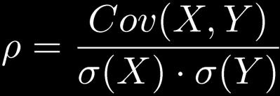 V ar(x) (Cov(x,y) war ein Maß für den Zusammenhang