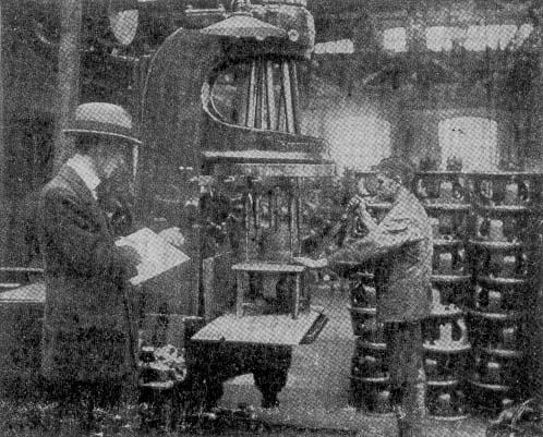 Mehrspindelbohrmaschine in den 20er
