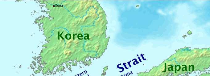 Geografische Informationen: -Tsushima-Inseln- Tsushima liegt in der Koreastraße und spaltet diese in einen westlichen und einen