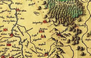 23 Einleitung Die Starkenburg erscheint seit dem 17. Jahrhundert auf alten Landkarten.