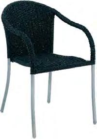 Stapelsessel FERMO Sessel SINUS Auflagenempfehlung zu Sessel SINUS mixed coffee Maße (cm) 47/43x46x5 Material 100% Polyester ca.