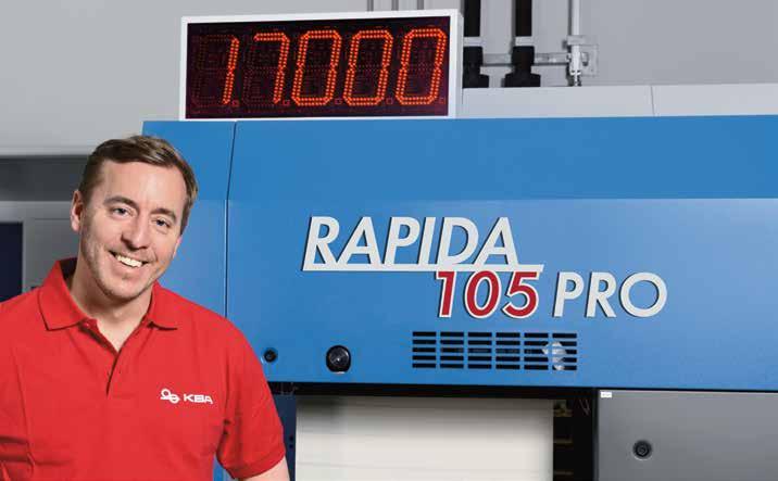 Die robuste Rapida 105 ist weltweit im Akzidenz- und Verpackungsdruck im Einsatz und eine attraktive Alternative für Druckereien, die die höhere Die neue Rapida 105 PRO mit mehr Ausstattung und mehr