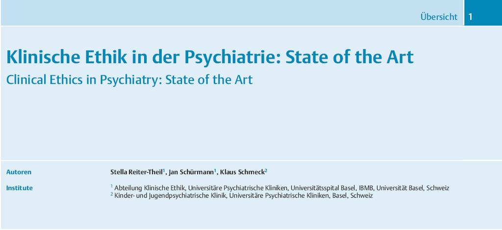 Reiter-Theil et al (2014) Psychiatr