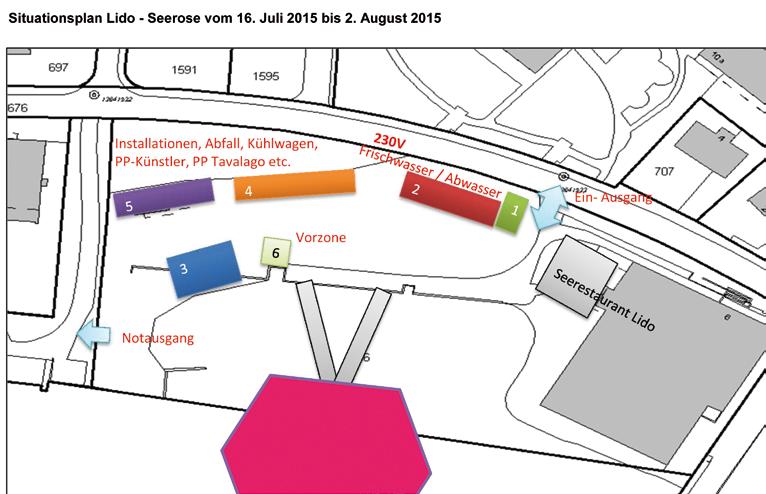 Mittelpunkt bildet als einzigartige Attraktion beim «Gästival» die Seerose. Die einmalige Plattform wird vom 16. Juli bis 2. August 2015 auch in Brunnen die grosse Attraktion sein.