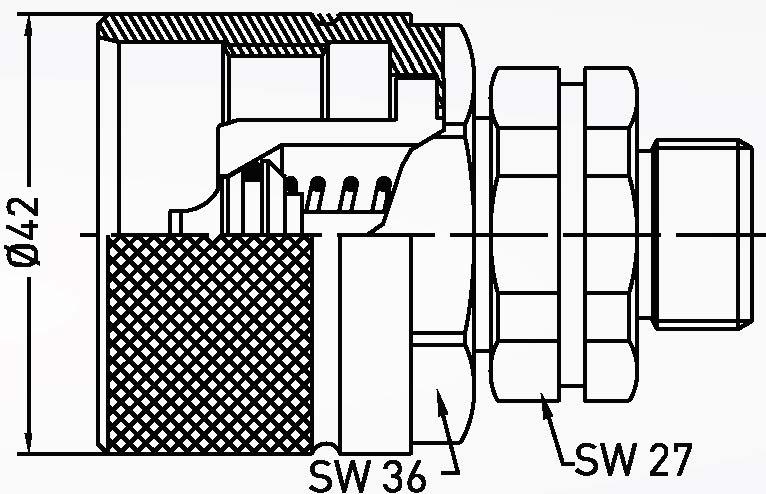 1 VOSWNKE - HS SERE FASTER -CVV SERE -2'C +'C l-4'f +2 F Fa male thread DN 3852 lnnengewinde DN 3852 BSP 38" BSP 12" NPT 12" UNF 78"-14