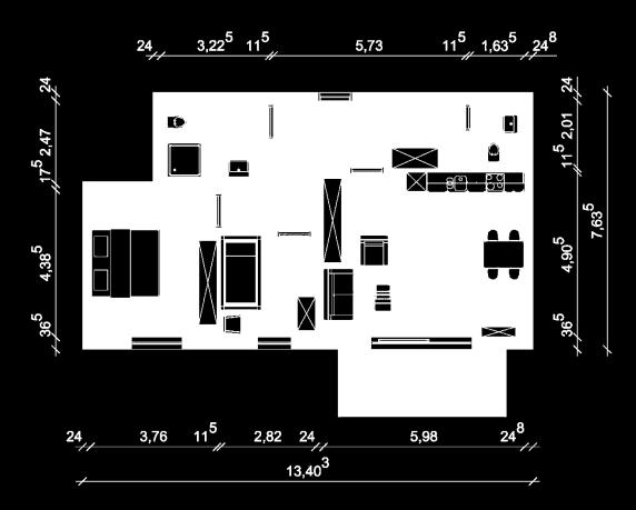 Grundrisse Wohnungen Grundriss Wohnung 2 und 5 Wohnen/Essen/Kochen: 28,89 m² Schlafen: 16,24 m²