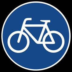 VZ 237 - Radweg Zusatzzeichen 1022-13 E-Bikes frei VZ 240 Gemeinsamer Geh- und Radweg Außerorts so beschilderte Radwege dürfen grundsätzlich auch von Mofas oder E- Bikes (einsitzige,