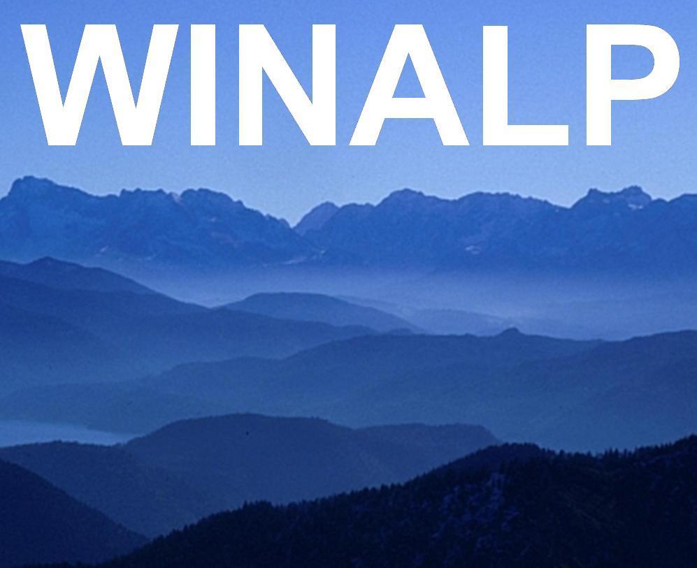 Hintergrundinformationen Abschlussveranstaltung des EU-Projekts WINALP Wildbad Kreuth, 13.