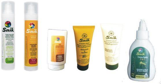 Produkt-Info Snik Spezialitäten Angenehme, wirksame Hautpflege Snik T-cream: Creme mit Tripple protection / dreifach Schutz - für anqeqriffene Haut, zur Erholunq, Revitalisierunq, mit anti-aging.