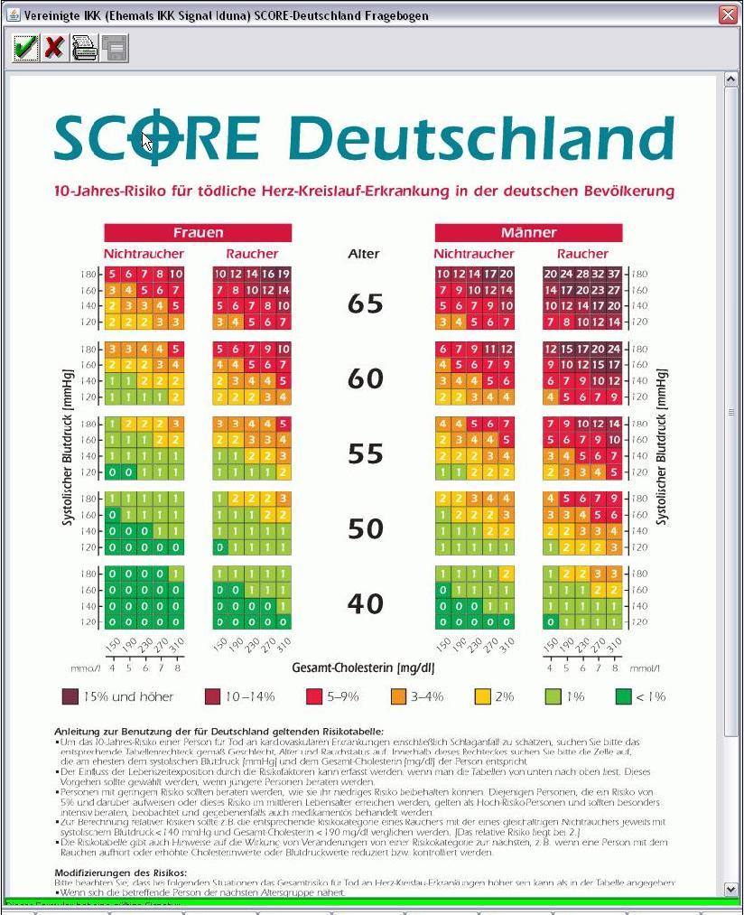 Hier können Sie nun Ihre errechnete Prozentzahl auswählen, indem Sie das entsprechende Feld markieren.