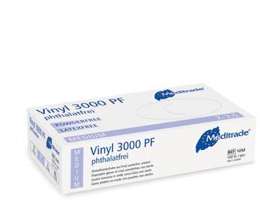 Vinyluntersuchungshandschuhe Vinyl 2000 Stretch PF Der hochelastische Vinyluntersuchungshandschuh, 100 % DEHP-frei Der Vinyl 2000 Stretch PF besitzt eine deutlich bessere Dehnbarkeit und Dichte im
