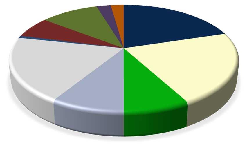 Lücke 2% 0% 2% Eiche 20% Buche 22% 25,5 % Staatswald 26,7 % Privatwald 46,1 % Kommunalwaldwald Eigentumsgrößenklassen im Privatwald 70% 69% Quelle: